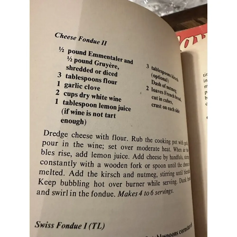 Vintage 1969 • The Fondue Cookbook •‎ Beth Merriman •